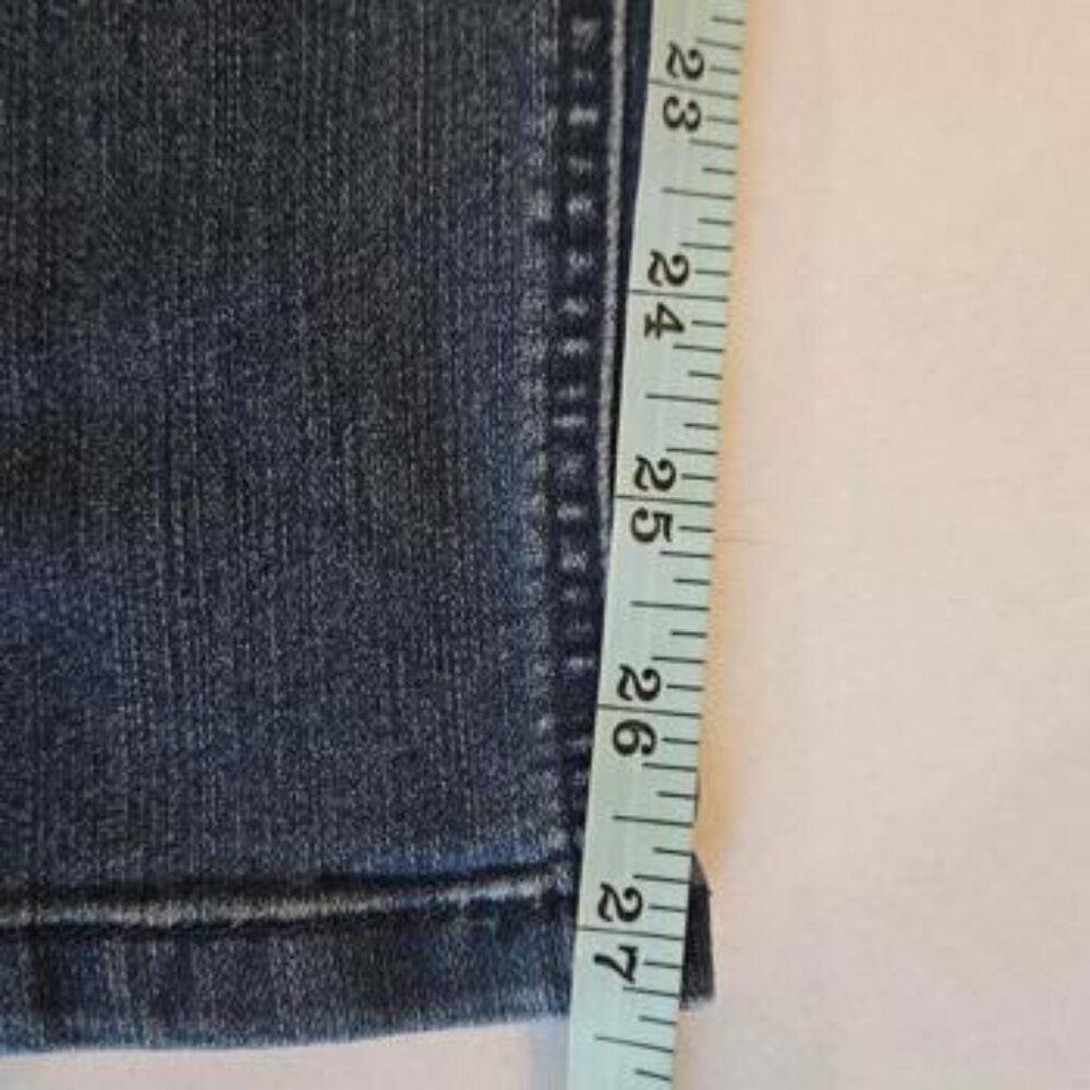 Democracy Women's Distressed Blue Skinny Jeans Size 10 - Picture 8 of 9